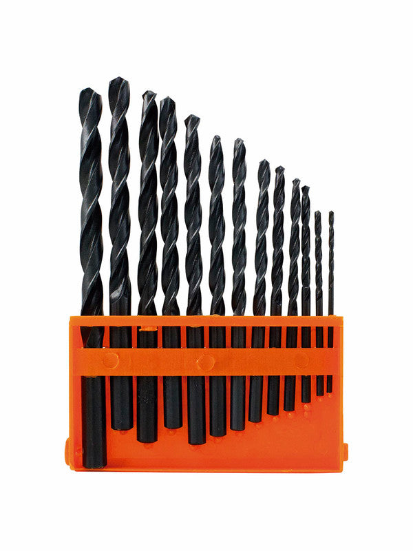 JUEGO DE BROCAS PARA METAL HSS (1.5–6.5MM) 13 PZS ASAKI – CÓDIGO: ASK01001