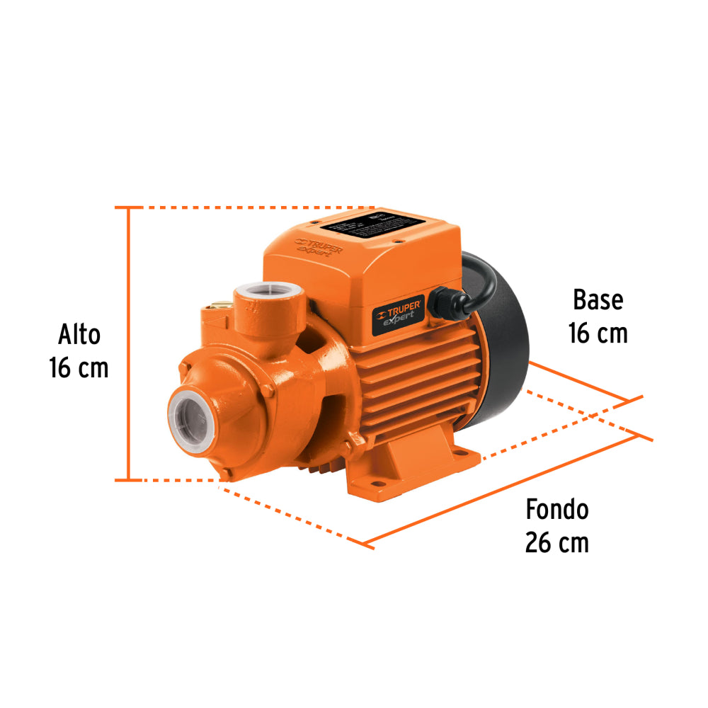 Bomba periférica 1/2HP, 220V/60Hz, uso agrícola, EXPERT - Código: 15019