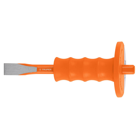 Cincel de corte frío 3/4 x 8" con grip, Truper - CÓDIGO: 12278
