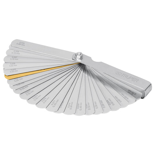 Calibrador de 32 hojas std / mm, Truper - Código: 14397