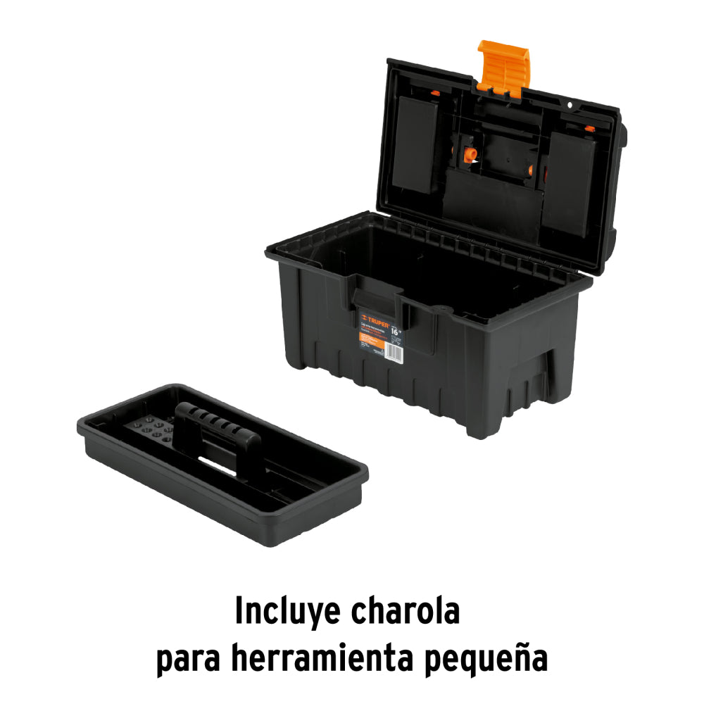 Caja para herramienta de 16" con compartimentos, TRUPER - Código: 11141