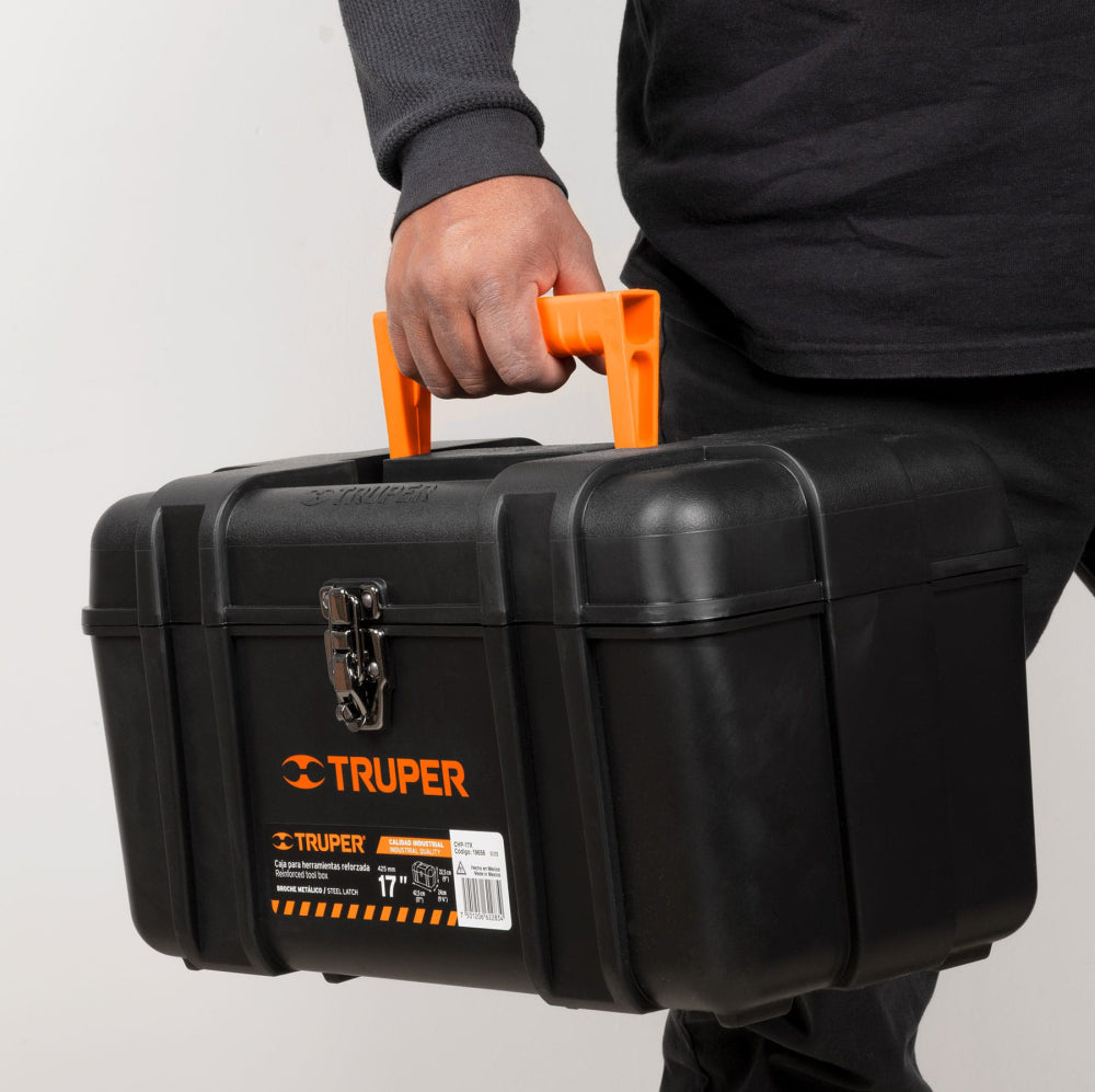 Caja para herramienta de 17" industrial, broches metálicos - Cod: 19656