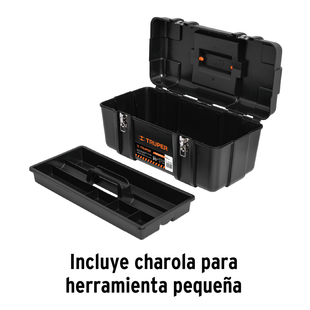 Caja para herramienta de 20" industrial, broches metálicos - Código: 10380