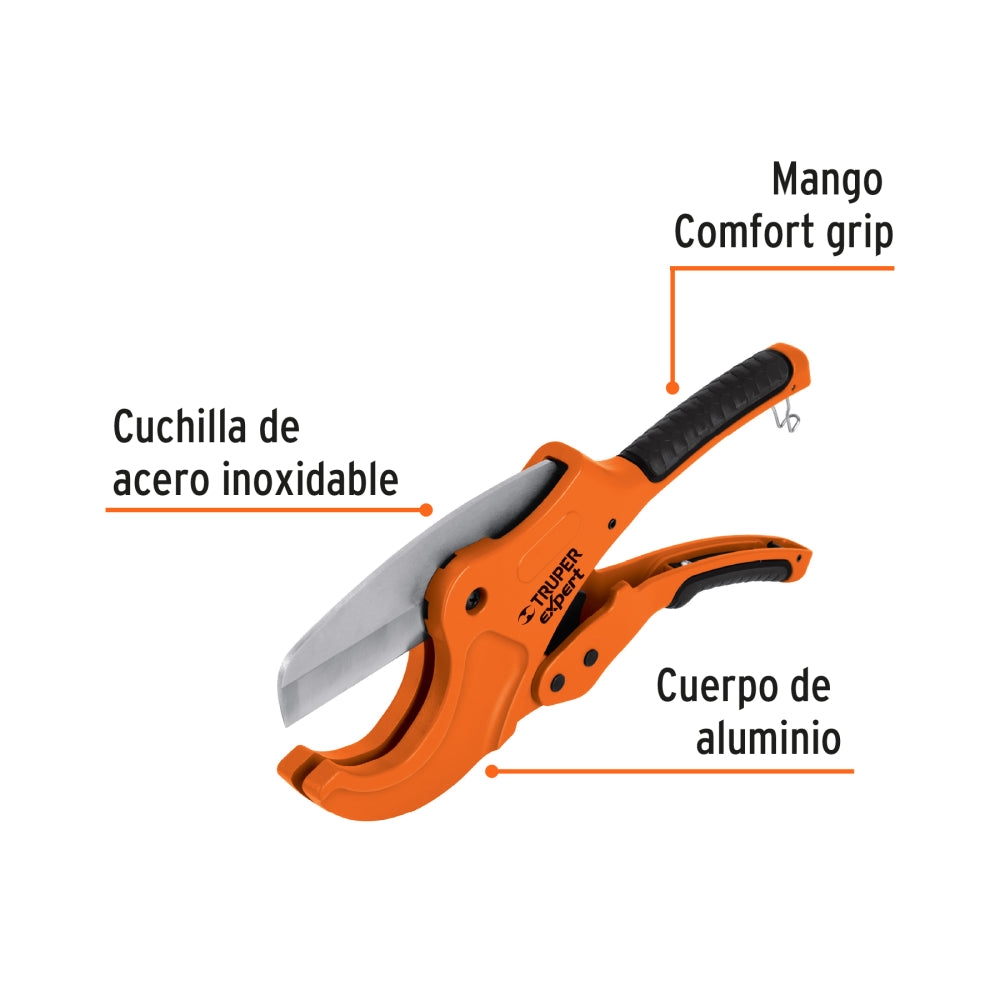 Cortador profesional tubo de plástico, corte 2-1/2", EXPERT - Código: 12867