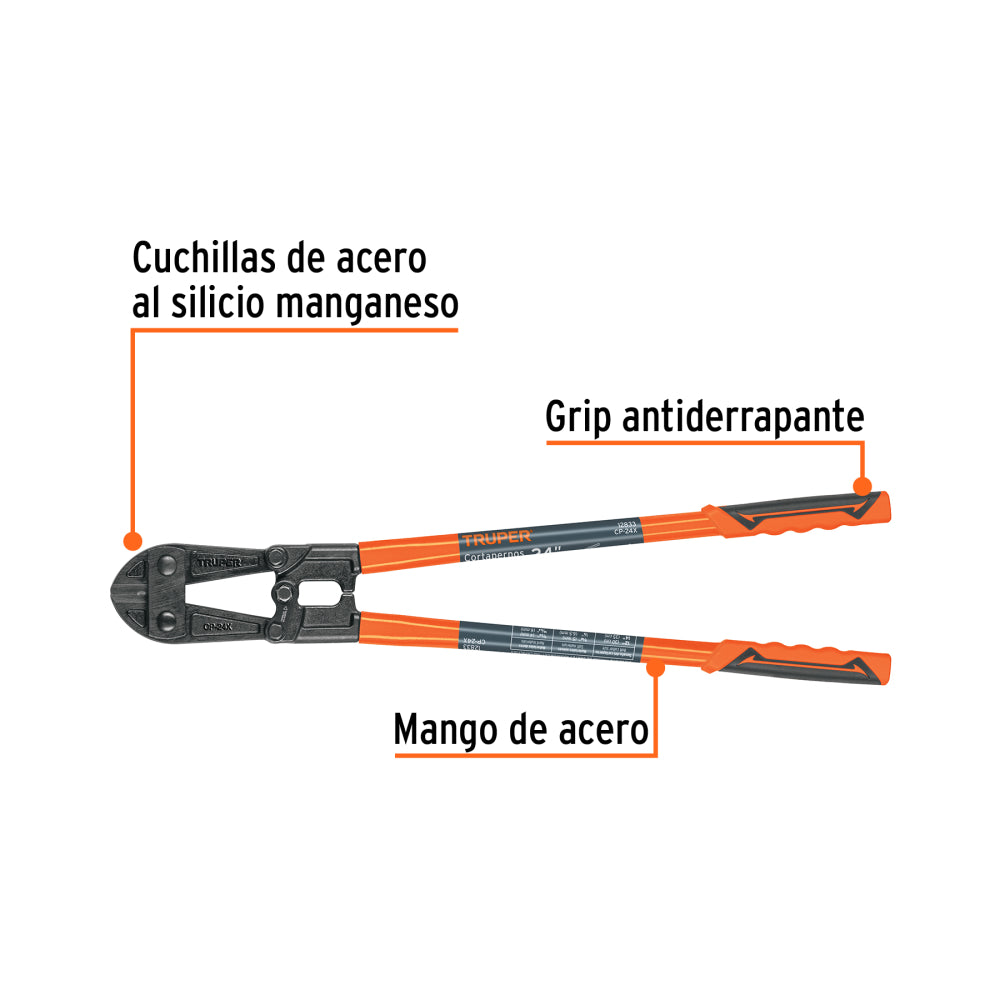 Cortapernos 24", profesional, TRUPER - CÓDIGO: 12833