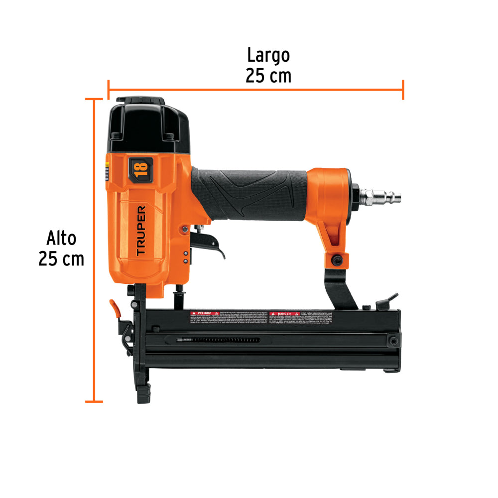 Engrapadora neumática, calibre 18, Truper - Código: 13176