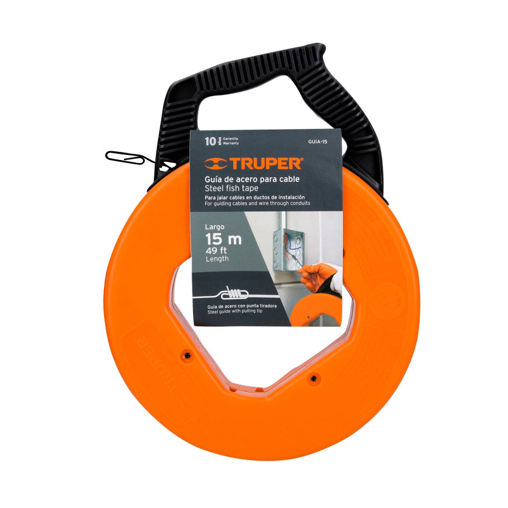 Guía de acero de 15 m para cable, Truper - Cod: 17751