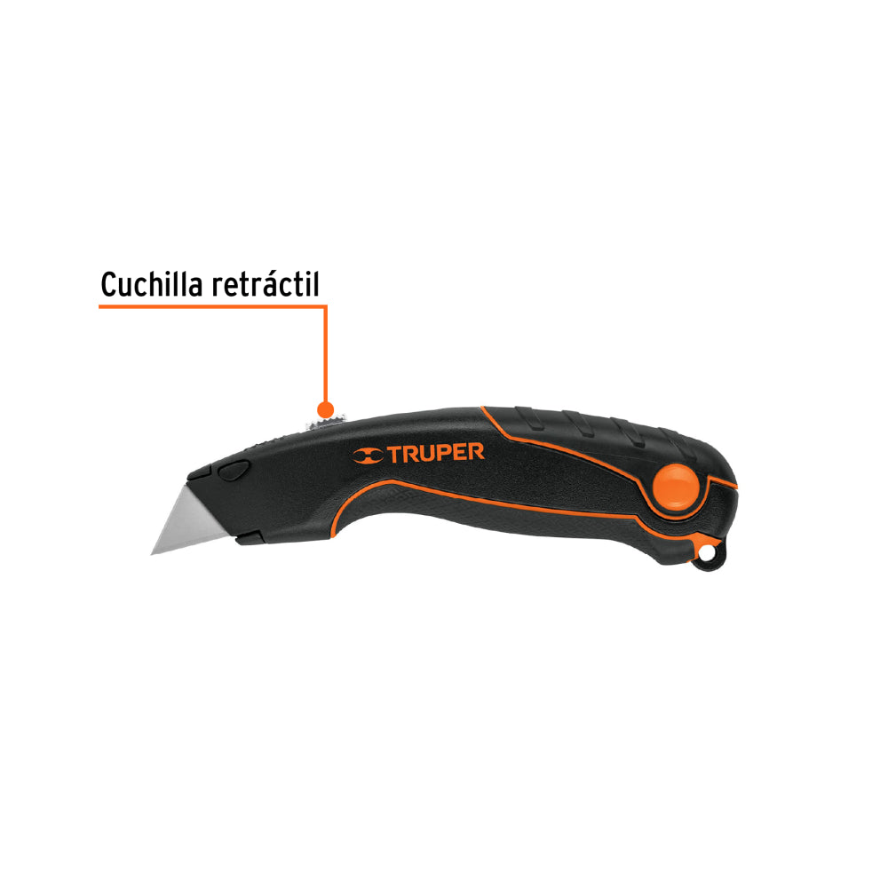 Navaja retráctil 7" cuerpo de aluminio, Truper - Cod: 16950
