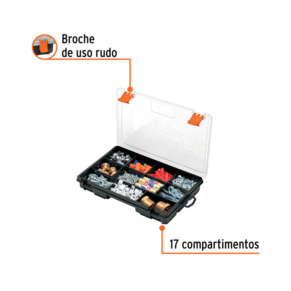 Organizador 9" con 11 compartimentos, Truper - Código: 10035