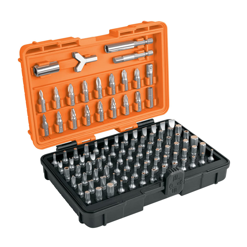 Juego de 100 puntas mixtas largo 1" en estuche plástico - Cod: 17794