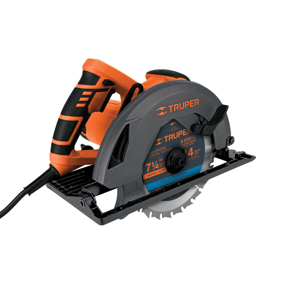 Sierra circular, 7-1/4", profesional, 220 V, 1500 W - Código: 11005