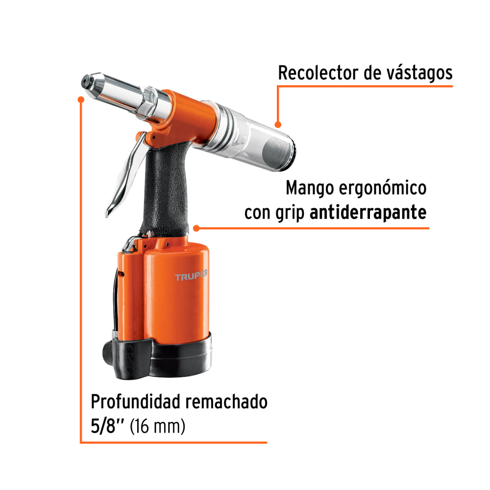 Remachadora neumática 3/16", Truper - CÓDIGO: 101896