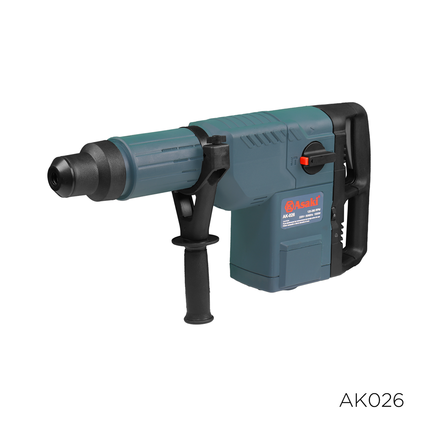 ROTOMARTILLO SDS-MAX 52MM 1500W - 18 J/14.7KG ASAKI - AK026