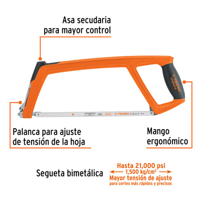 Arco 12" profesional extra pesado de 1 kg, Truper Expert - Código: 10232