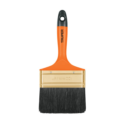 Brocha profesional de 4" con mango de plástico, Truper - Código: 14486