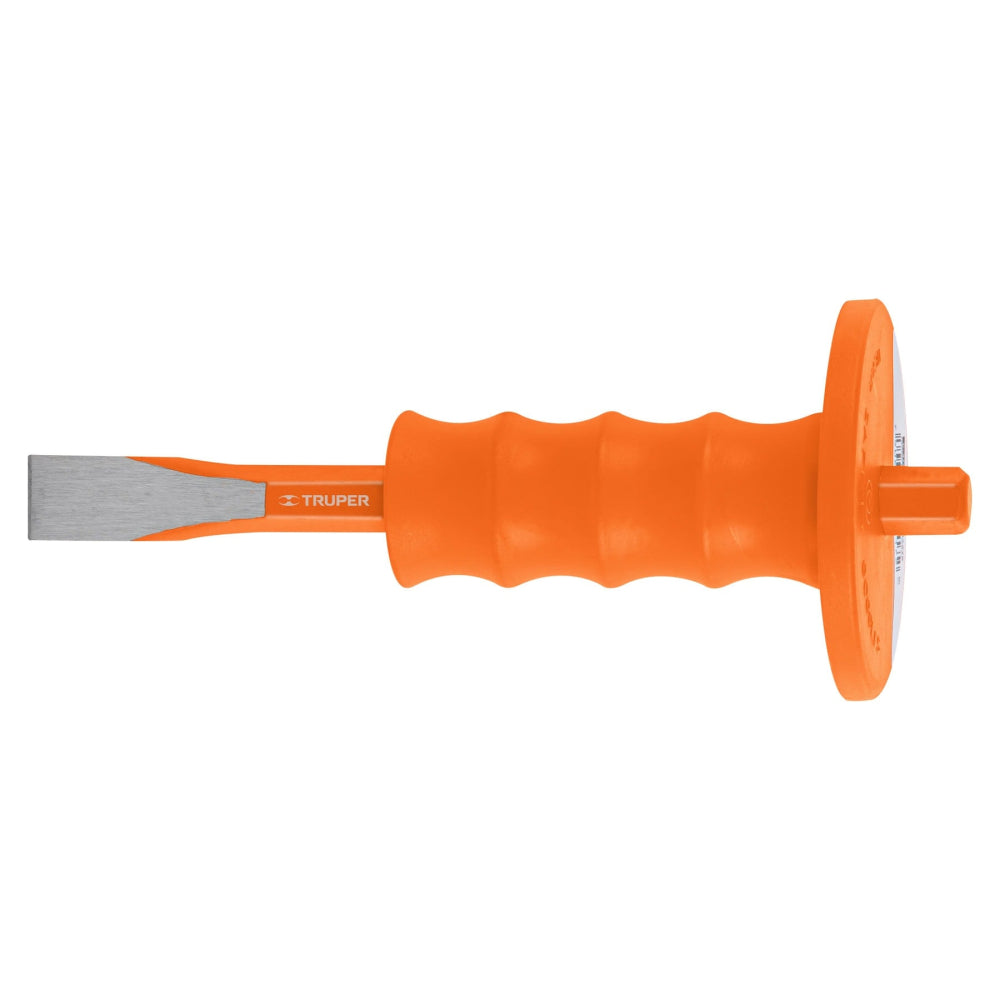Cincel de corte frío 3/4 x 8" con grip, Truper - CÓDIGO: 12278