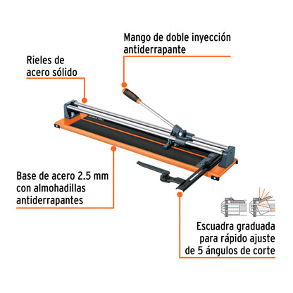 Cortador de azulejo 26" (66 cm) con baleros, Truper - Cod: 16783