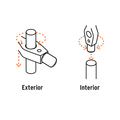 Cepillo limpiador de terminales de baterías, 4 en 1, Truper - Código: 17110