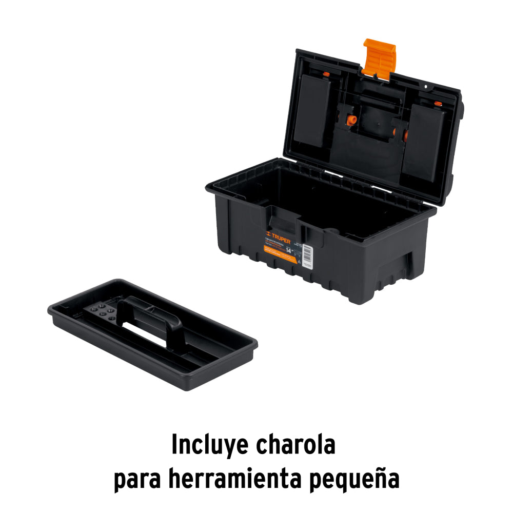 Caja para herramienta de 14" con compartimentos, TRUPER - Código: 11139