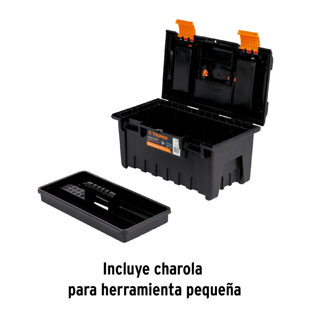 Caja para herramienta de 19" con compartimentos, TRUPER - Código: 11143
