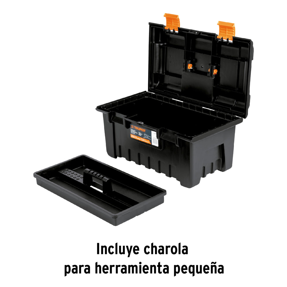 Caja para herramienta de 22" sin compartimentos, TRUPER - Cod: 19780