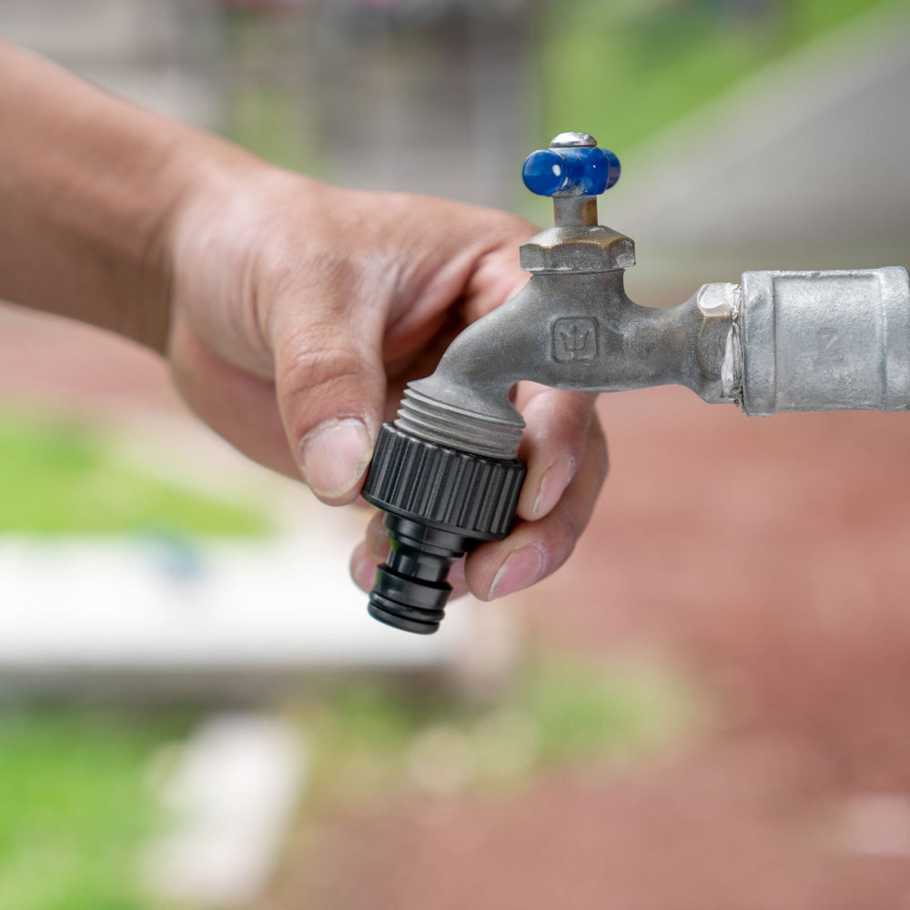 Juego de 5 conectores 3/4" rápidos de ABS, sistema click - Código: 12728