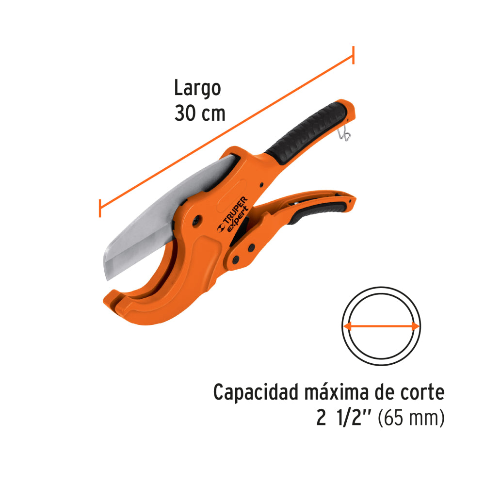 Cortador profesional tubo de plástico, corte 2-1/2", EXPERT - Código: 12867