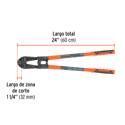 Cortapernos 24", profesional, TRUPER - CÓDIGO: 12833