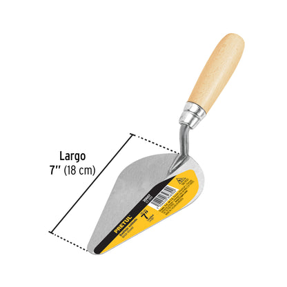 Cuchara para albañil, 7", Pretul - CÓDIGO: 20607