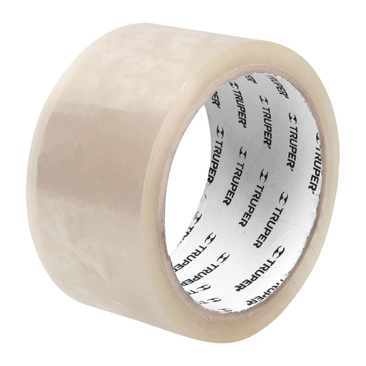 Cinta de empaque 48 mm x 40 m transparente, Truper - CÓDIGO: 12551