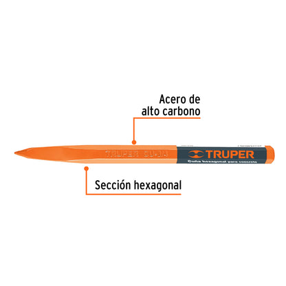 Cuña para concreto de 3/4", Truper - CÓDIGO: 13050