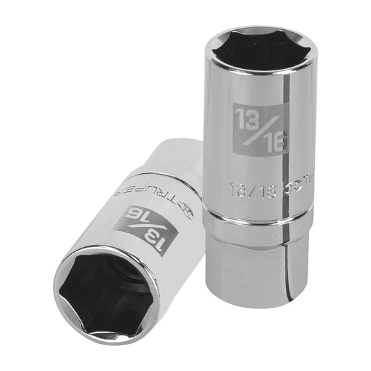 Dado largo para bujía de 13/16", 6 puntas, cuadro 1/2" - Código: 13366