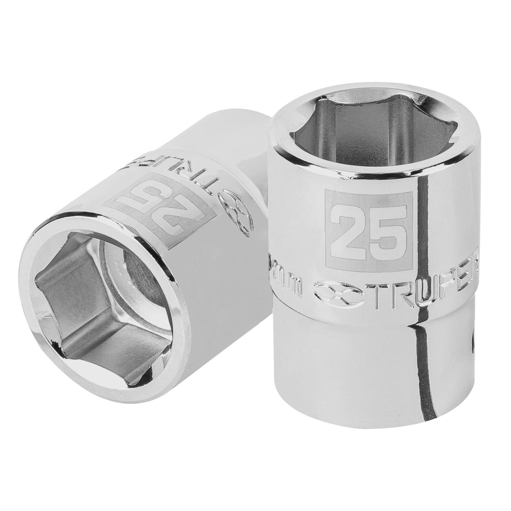 Dado de 25 mm, 6 puntas, cuadro 3/4", Truper - CÓDIGO: 14973