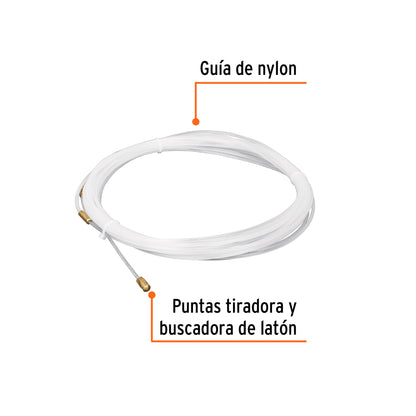 Guía de nylon de 10 m para cable, Truper - Cod: 17755