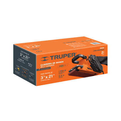 Lijadora de banda 3 x 21", profesional, 220 V, 1010 W - Código: 13448