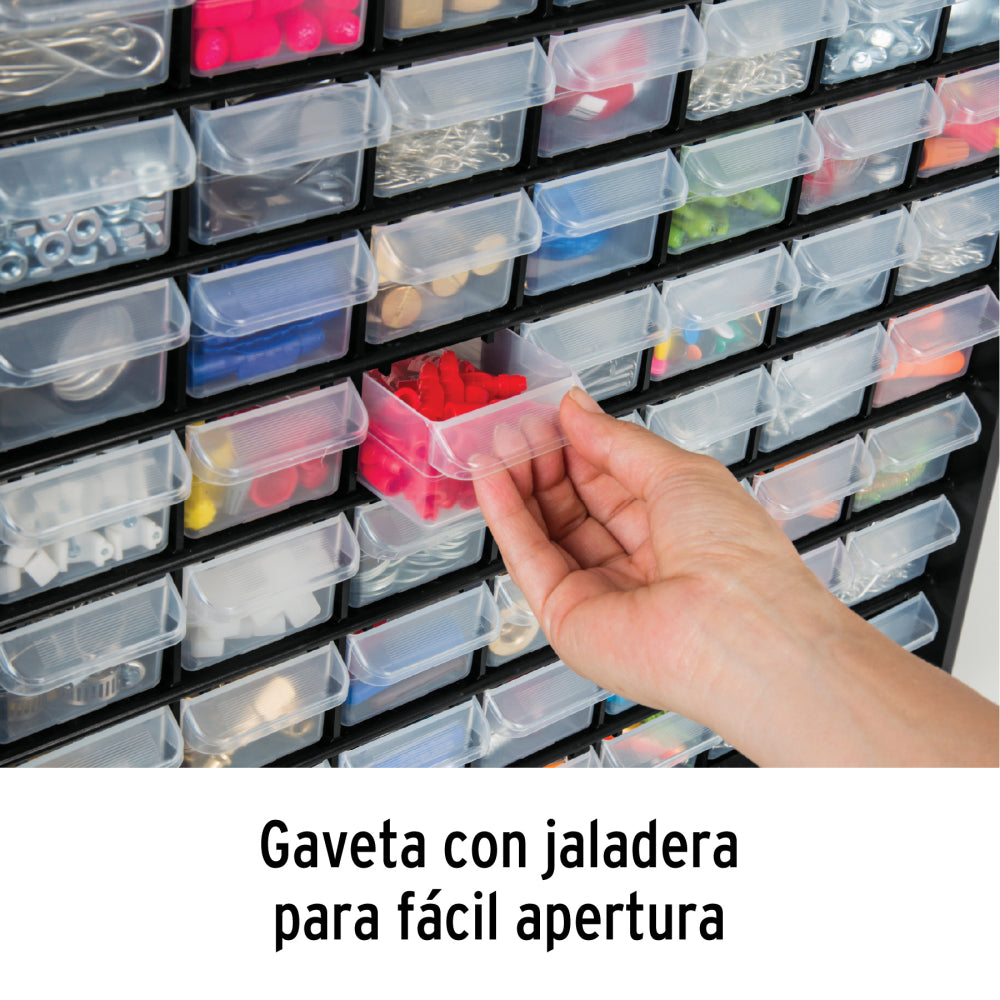 Organizador con 64 gavetas, Truper - Código: 10895