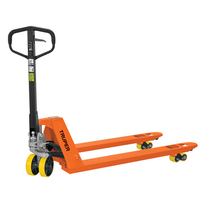 Patín traspaleta 2.5 ton con ruedas de poliuretano, Truper - Código: 15082