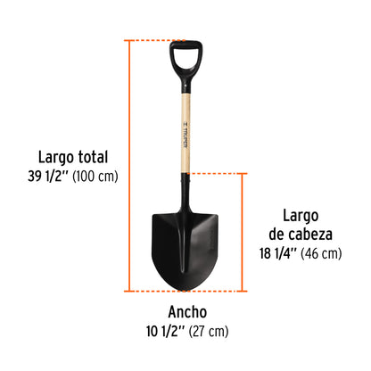 Pala (lampa) cuchara, T-1000, Perú - Código: 11171