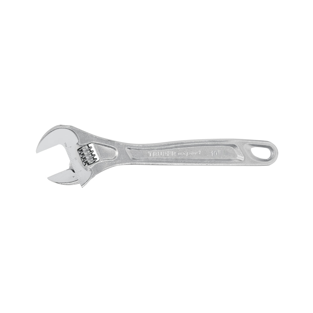 Llave ajustable (perico) 10" profesional cromada, Expert - Cod:15507