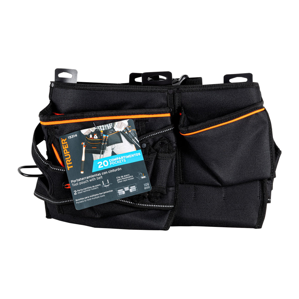 Porta herramientas de poliéster, 20 compartimentos, Truper - Cod: 15314