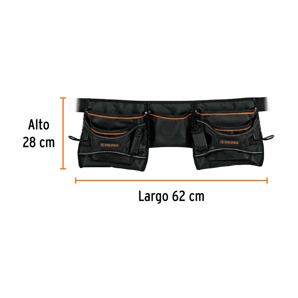 Porta herramientas de poliéster, 20 compartimentos, Truper - Cod: 15314