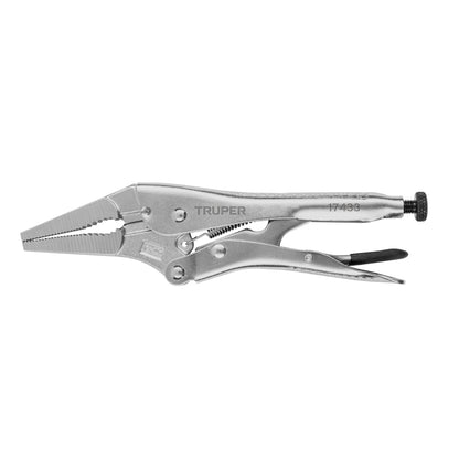 Pinza de presión 9", punta larga, Truper - Cod: 17433