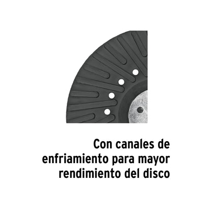 Respaldo para discos de lija 7", eje M14, TRUPER - Cod: 17276