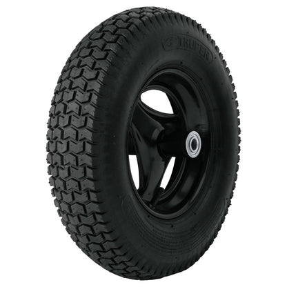 Llanta completa neumática 16", incluye eje y baleros - Código: 11858