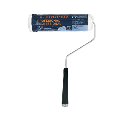 Rodillo para pintar 9" x 3/8" superficies lisas, TRUPER - Código:   13875