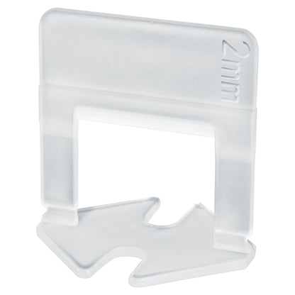 Bolsa con 100 anclas de 2 mm, para nivelación de azulejos - Cod: 100517