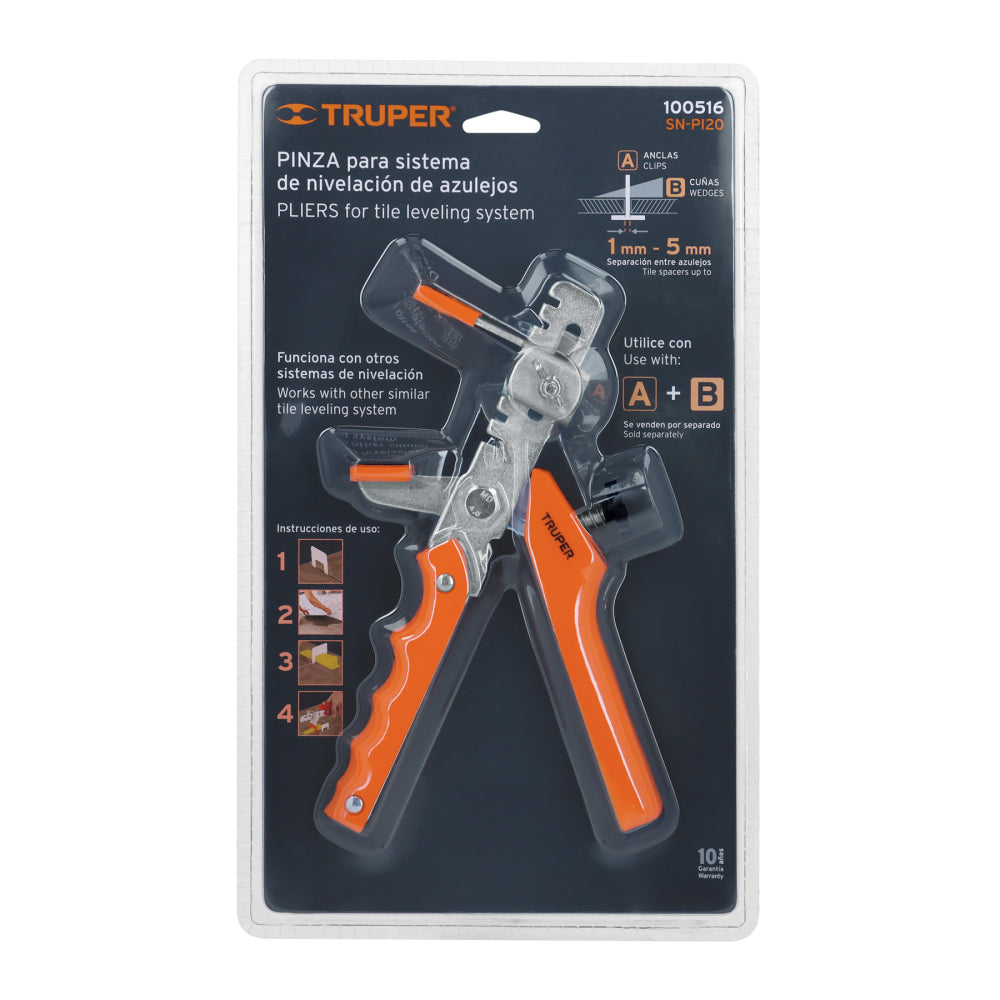 Pinza niveladora de azulejos, TRUPER - CÓDIGO: 100516