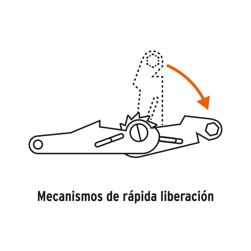 Sujetador con matraca carga máxima 3000 kg, Truper - CÓDIGO: 19286