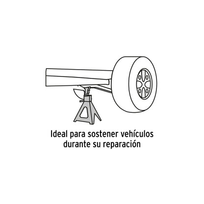 Caja con 2 torres de 3 ton para auto, Truper - CÓDIGO: 14843